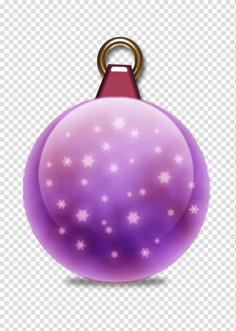 Christmas ornament Santa Claus Bombka Violet, santa claus transparent background PNG clipart