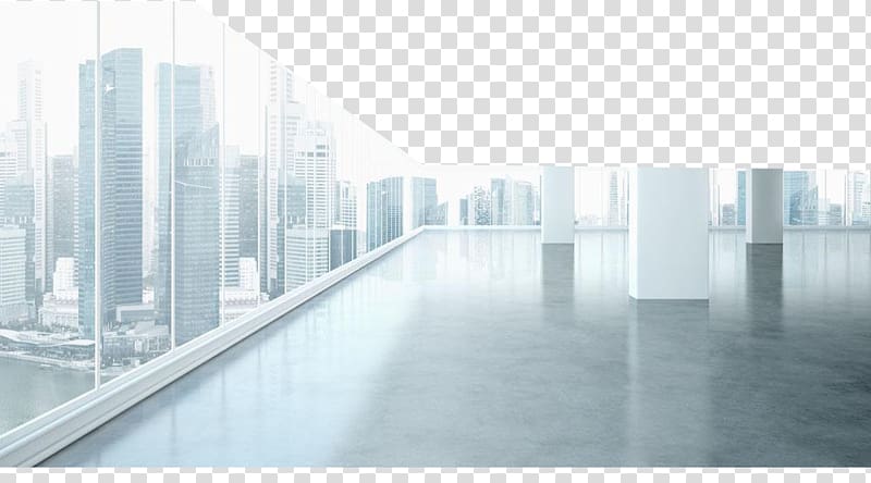Office Building Interior Design Services Business Space, Space floor windows high clear buckle material transparent background PNG clipart