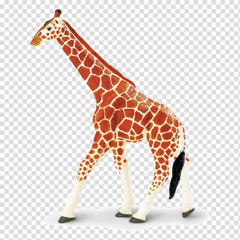Reticulated giraffe Toy Wildlife Safari Ltd Animal figurine, toy transparent background PNG clipart