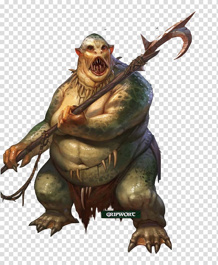 Dungeons & Dragons Pathfinder Roleplaying Game Ogre Troll Giant, monster transparent background PNG clipart