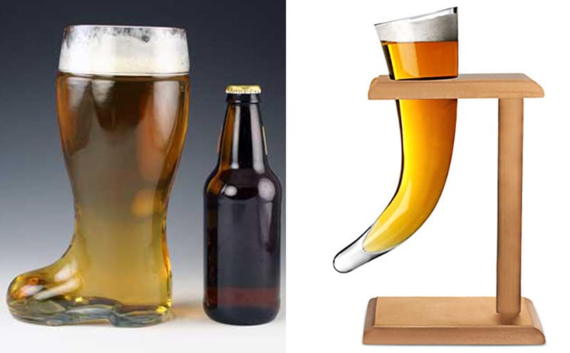 Lager Beer Tuborg Brewery Ale Drinking horn, Oktoberfest transparent background PNG clipart