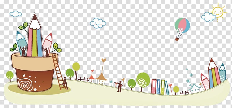 , Cartoon pencil background transparent background PNG clipart