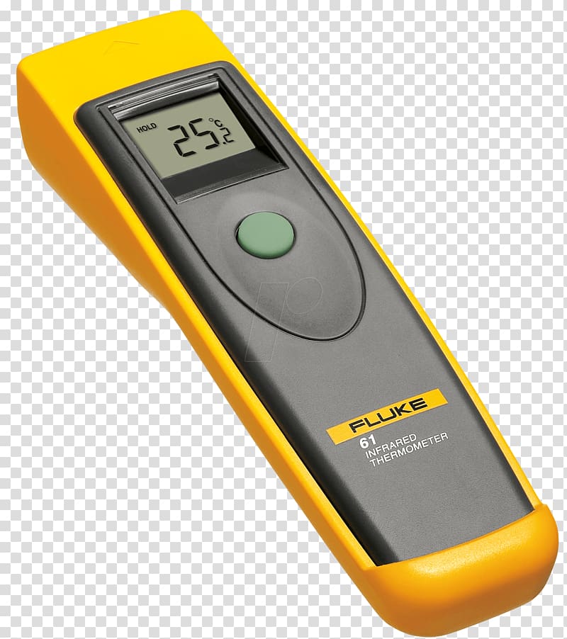 Infrared Thermometers Fluke Corporation Temperature, thermometer transparent background PNG clipart