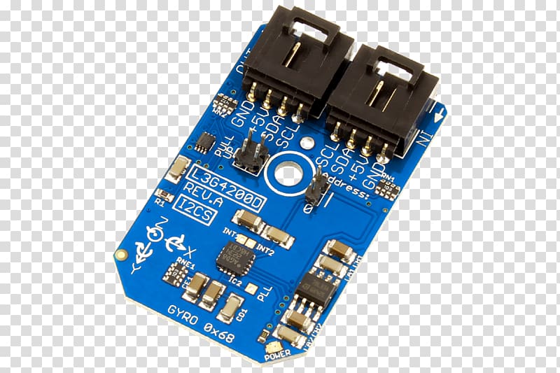 Digital-to-analog converter Analog-to-digital converter I²C Arduino Bit, gyroscope transparent background PNG clipart