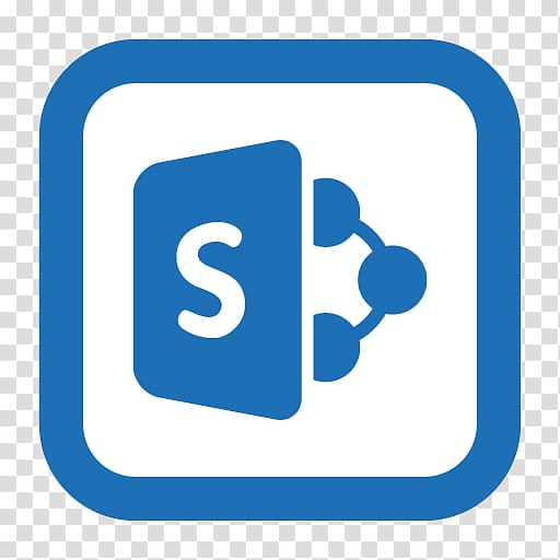 blue and white S logo, SharePoint Computer Icons Microsoft Office 365, Outlook transparent background PNG clipart