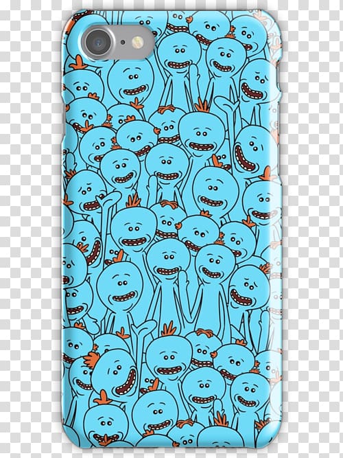 iPhone X iPhone 7 iPhone 5 Apple iPhone 8 Plus iPhone 4S, MEESEEKS transparent background PNG clipart