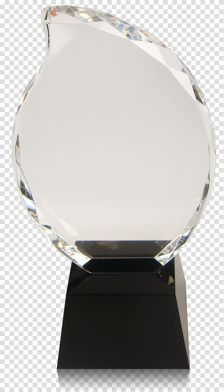 Crystal Trophy Silver, Trophy transparent background PNG clipart