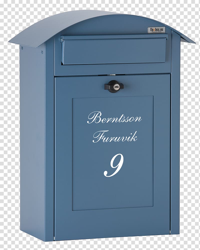 Letter box Post box Email box Blue, box transparent background PNG clipart