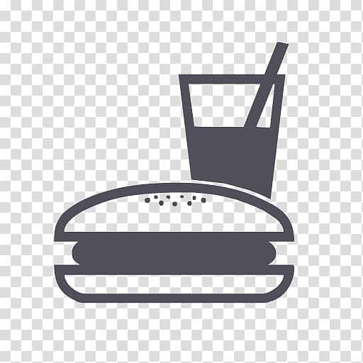 gray burger with drink , Fast food Hamburger Symbol Delivery, Chain, Eating, Fast Food, Restaurant Icon transparent background PNG clipart