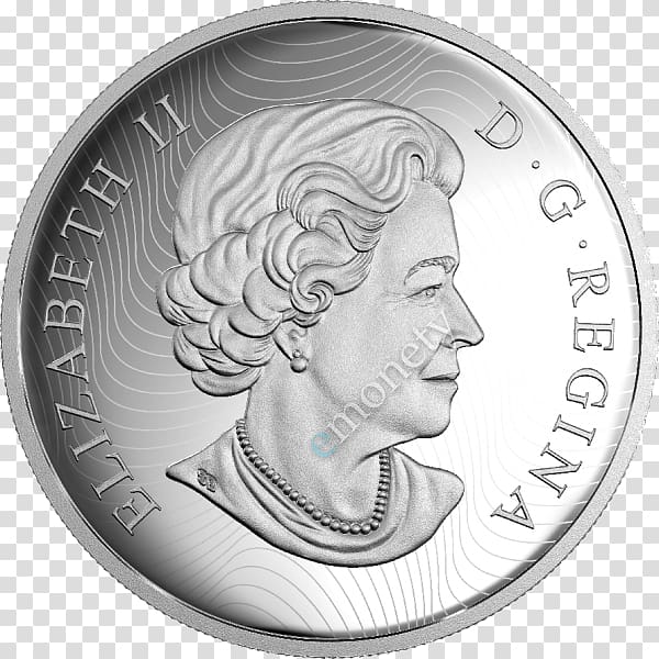 Canada Royal Canadian Mint Silver coin, albert einstein transparent background PNG clipart