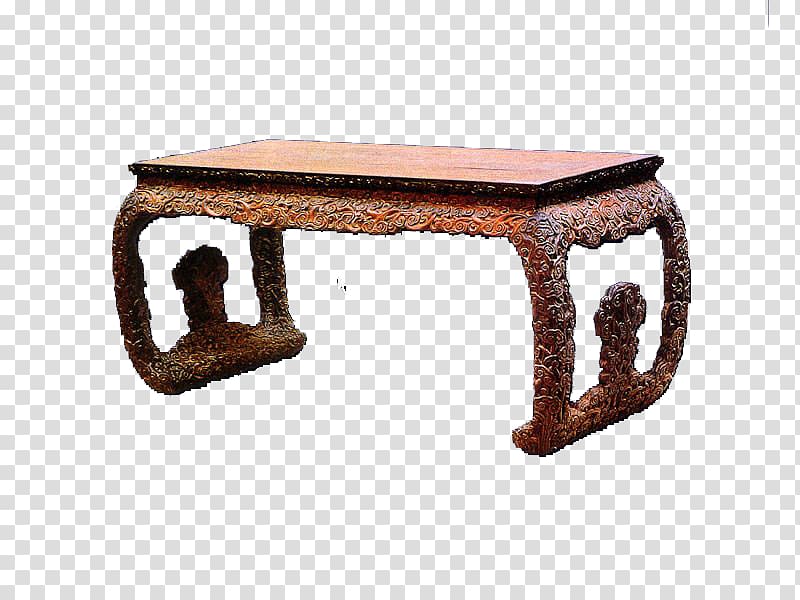 u6e05u4ee3u5bb6u5177 Ancient furniture Table, Antique furniture transparent background PNG clipart