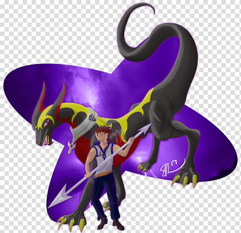 Illustration Cartoon Organism Purple Legendary creature, runas transparent background PNG clipart