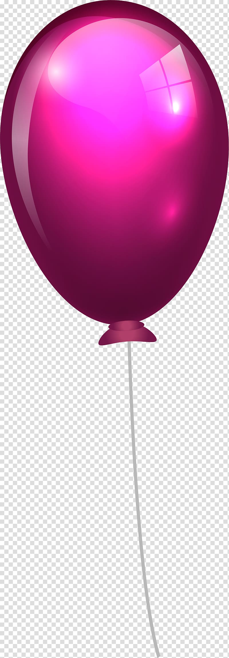 Balloon Rope Purple, Hand painted purple balloon rope transparent background PNG clipart