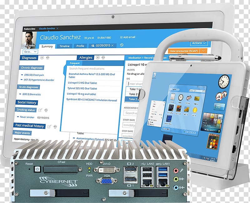 Computer Software Cybermed All-in-one Electronics Accessory, Computer transparent background PNG clipart