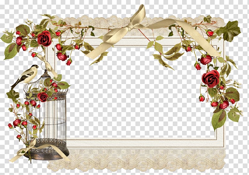 Frames Floral design , birdcage transparent background PNG clipart