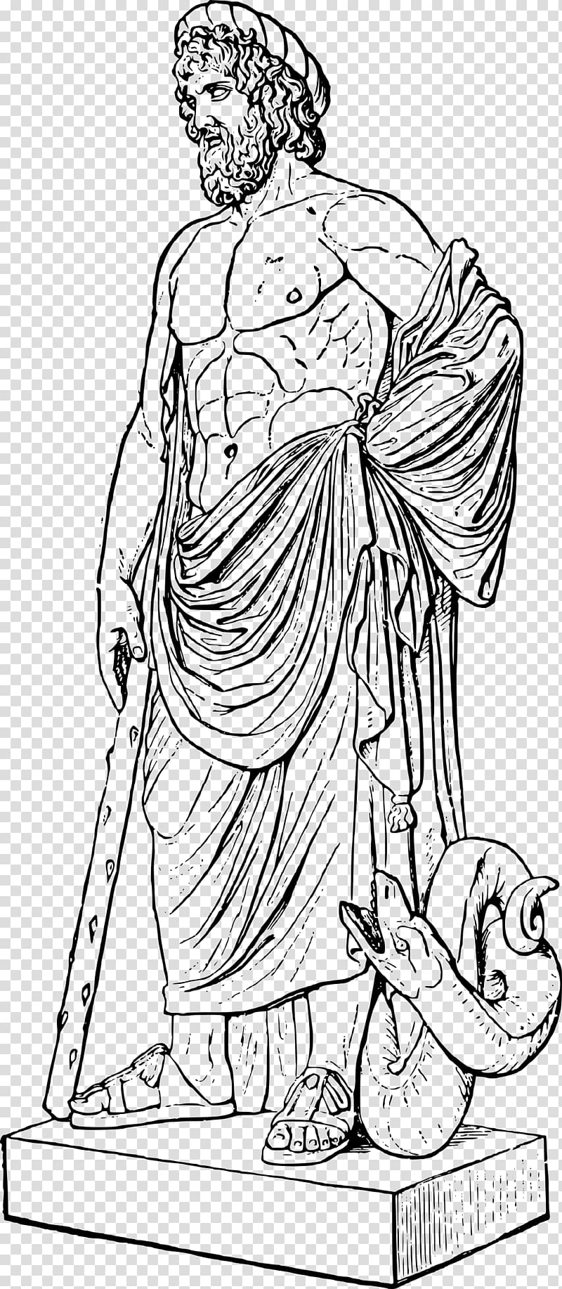 Ancient Greek sculpture Statue , Greek statue transparent background PNG clipart