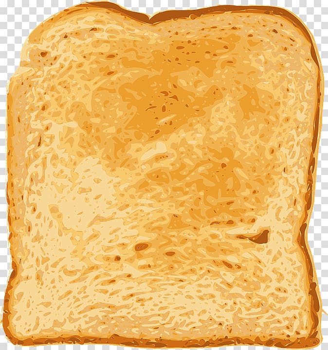 Toast Breakfast Bread, Slice of bread transparent background PNG clipart