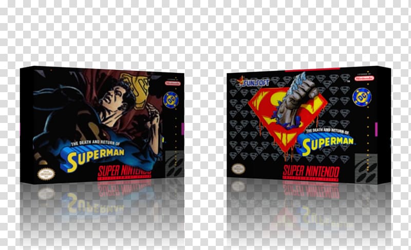 Super Nintendo Entertainment System The Death and Return of Superman Graphic design Brand, nintendo transparent background PNG clipart