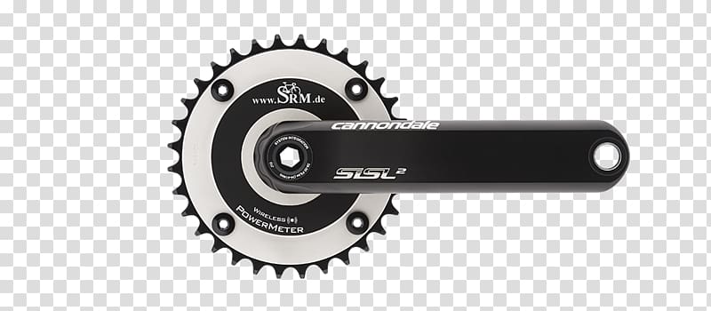 Bicycle Cranks Cycling power meter SRAM Corporation Cannondale Bicycle Corporation, Bicycle Drivetrain Systems transparent background PNG clipart