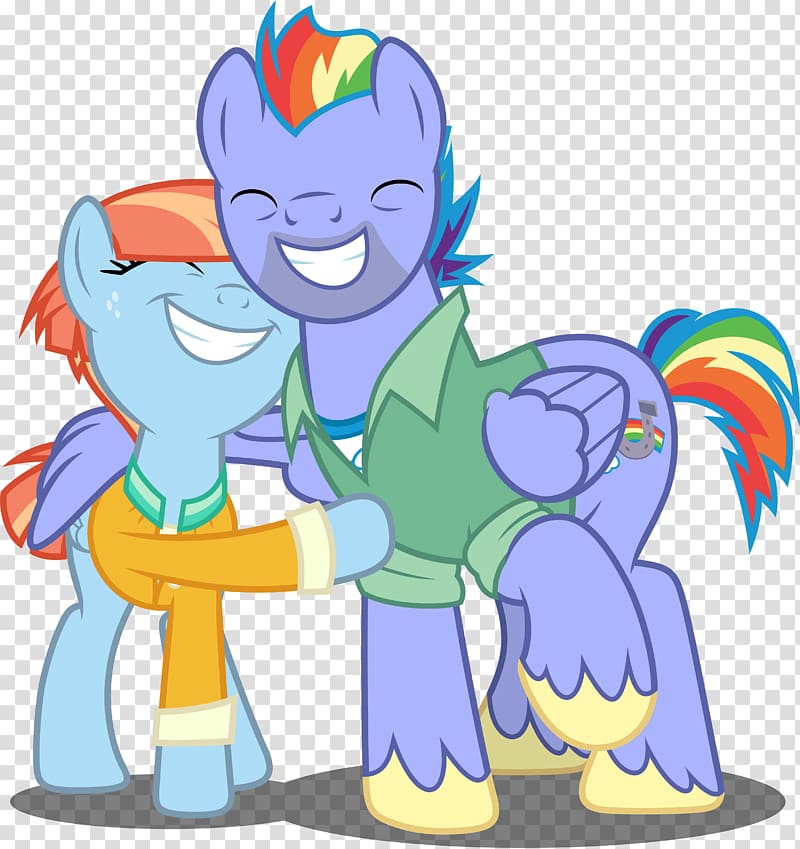 Rainbow Dash My Little Pony Father, parents transparent background PNG clipart