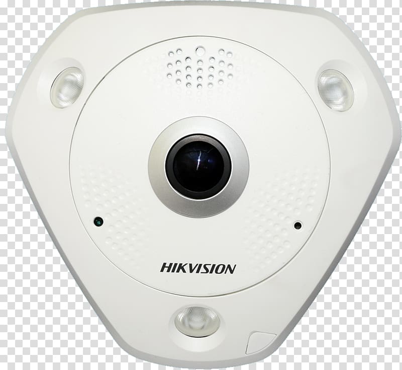 IP camera Network video recorder Hikvision Closed-circuit television Fisheye lens, Camera transparent background PNG clipart