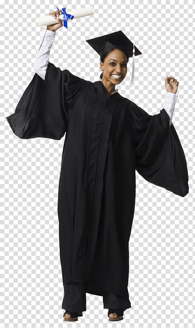 A black man, in graduation gown, smiles ... | Stock Video | Pond5
