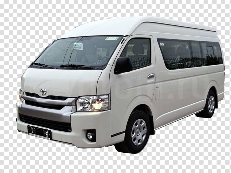 Toyota HiAce Minivan Car, toyota transparent background PNG clipart