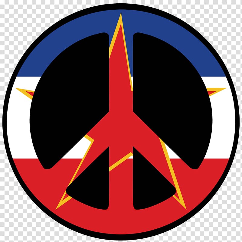 Yugoslavia Peace symbols Yugoslav Wars, peace symbol transparent background PNG clipart