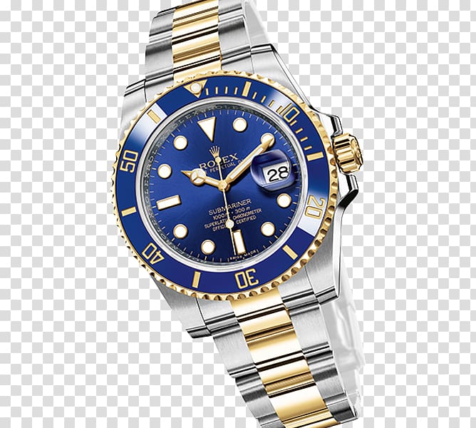 silver-and-gold colored Rolex analog watch, Rolex Submariner Rolex GMT Master II Diving watch, rolex transparent background PNG clipart