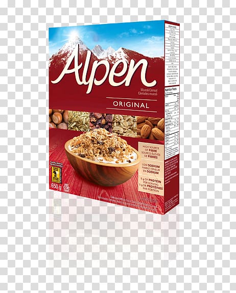 Muesli Breakfast cereal Alpen Cereals Swiss cuisine, breakfast transparent background PNG clipart