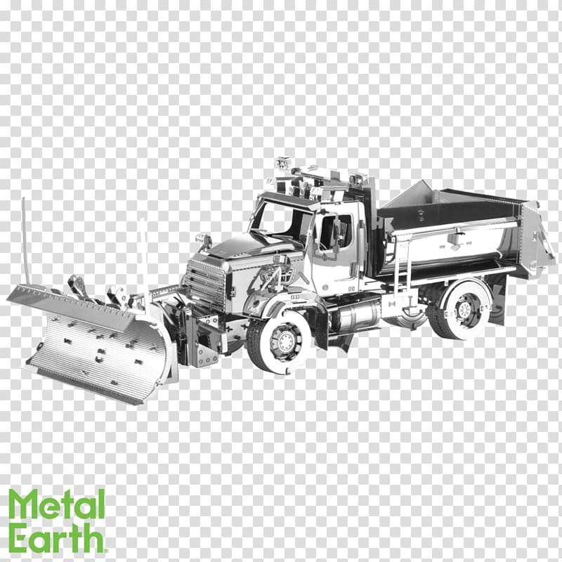 Sheet metal Puzz 3D Freightliner Trucks, truck transparent background PNG clipart