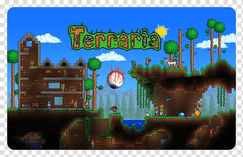 Terraria Minecraft Roblox Video Games Adventure game, Minecraft transparent background PNG clipart