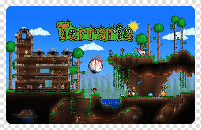 Terraria Minecraft Roblox Video Games Adventure Game Minecraft Transparent Background Png Clipart Hiclipart - roblox ps3 disc