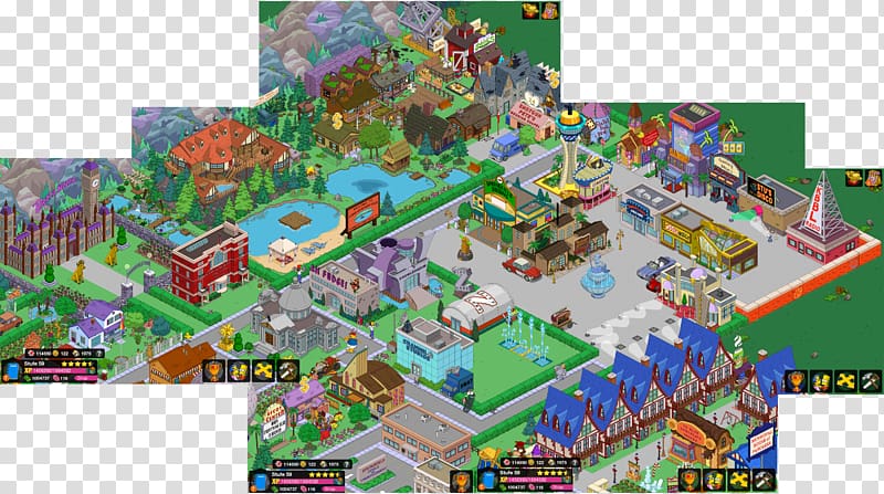 The Simpsons: Tapped Out Homerpalooza Game, others transparent background PNG clipart