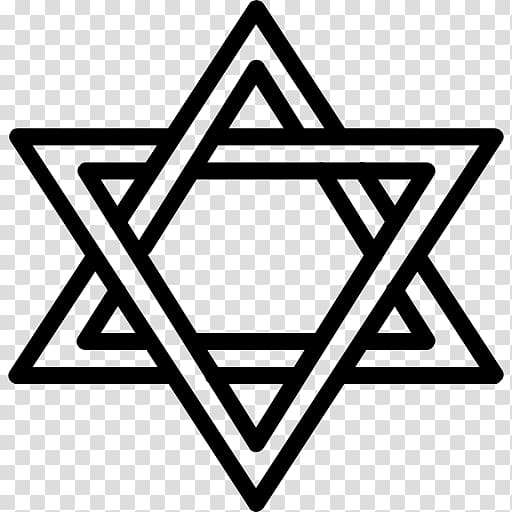 Star of David Jewish symbolism Judaism Jewish people, Judaism transparent background PNG clipart