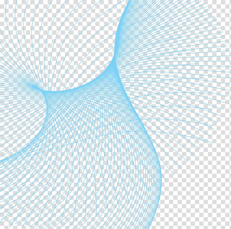 Line Blue, blue shading material science and technology lines, blue graphic illusion transparent background PNG clipart