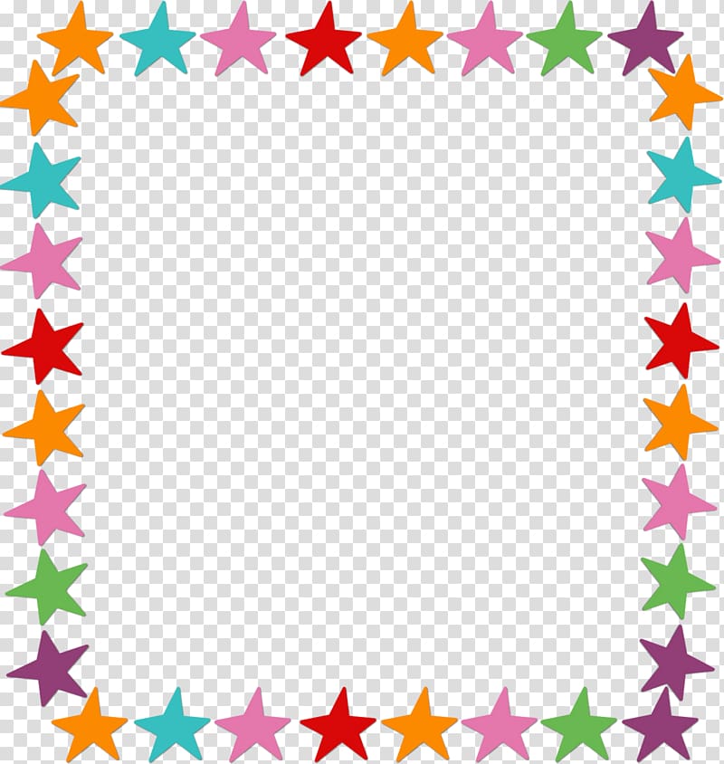 , star frame transparent background PNG clipart