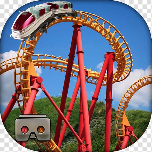Virtual reality headset VR Crazy Rollercoaster RollerCoaster Tycoon Classic Virtual reality roller coaster, roller transparent background PNG clipart