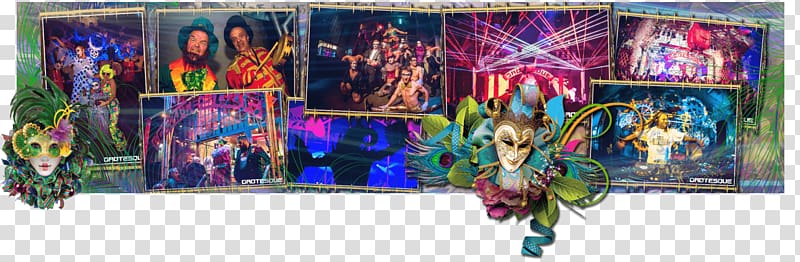 Maassilo Grotesque Indoor Festival 9 December Big|Brave / Saturday December 9th, Mardi Gras Parade transparent background PNG clipart