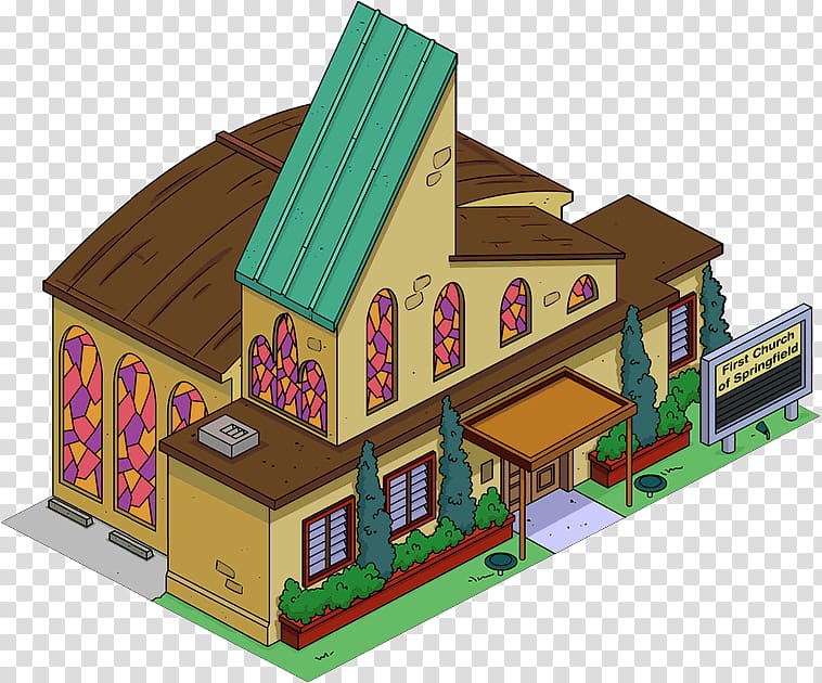 The Simpsons: Tapped Out Reverend Lovejoy Springfield Church Ned Flanders, marketplace transparent background PNG clipart