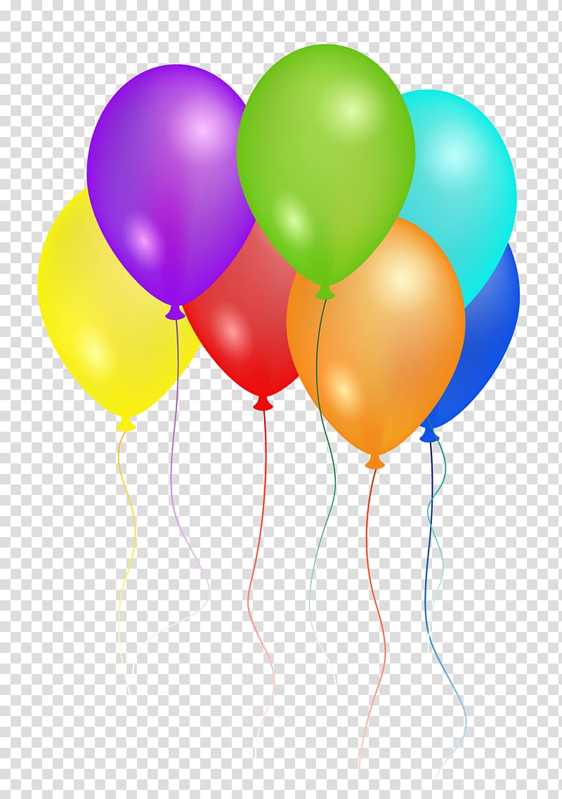 Multicolored Balloons Art Birthday Cake Wish Balloon Birthday Party Balloons Transparent Background Png Clipart Hiclipart