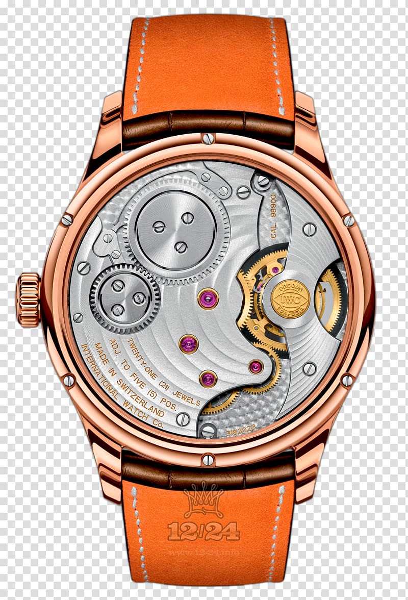 Schaffhausen International Watch Company Tourbillon Clock, watch transparent background PNG clipart