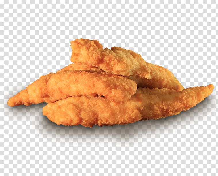 Crispy fried chicken Chicken fingers Karaage Chicken nugget, Crispy strips transparent background PNG clipart
