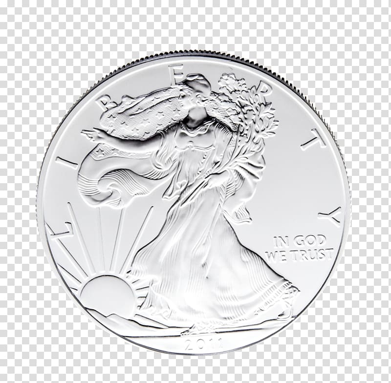 Silver coin Perth Mint Silver coin Australian Silver Kookaburra, metal coin transparent background PNG clipart