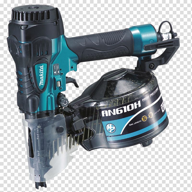 Nail gun Makita AN610H Siding Nailer Tool Makita AN611 Coil Siding Nailer, Nail transparent background PNG clipart