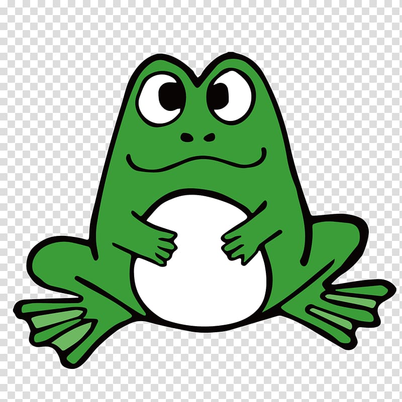 Amphibian Frog Cartoon, Cute frogs transparent background PNG clipart