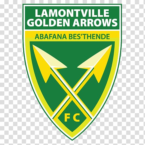 Lamontville Golden Arrows F.C. Logo Brand Green, gold arrows transparent background PNG clipart