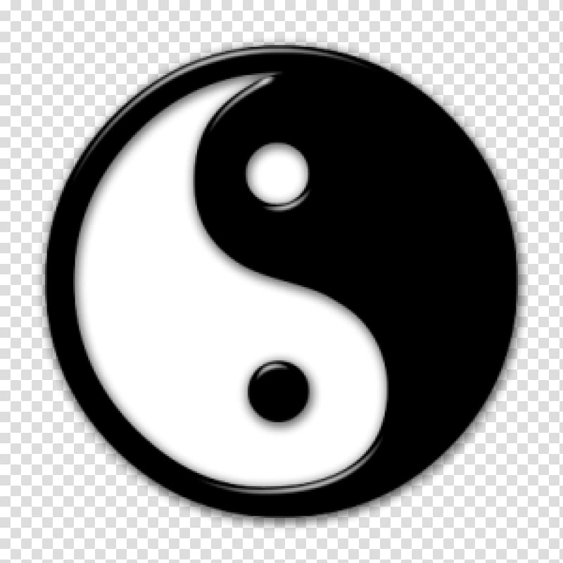 Yin and yang Symbol , yin yang transparent background PNG clipart
