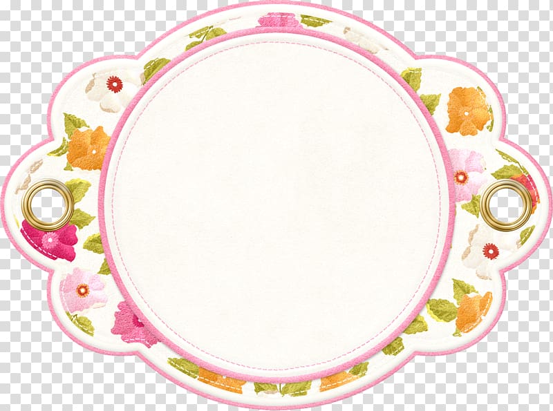 Borders and Frames Scrapbooking , flowers in mirror transparent background PNG clipart