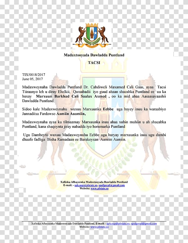 Las Anod Tukaraq Puntland State House Somalis Qandala, Government Of Puntland transparent background PNG clipart